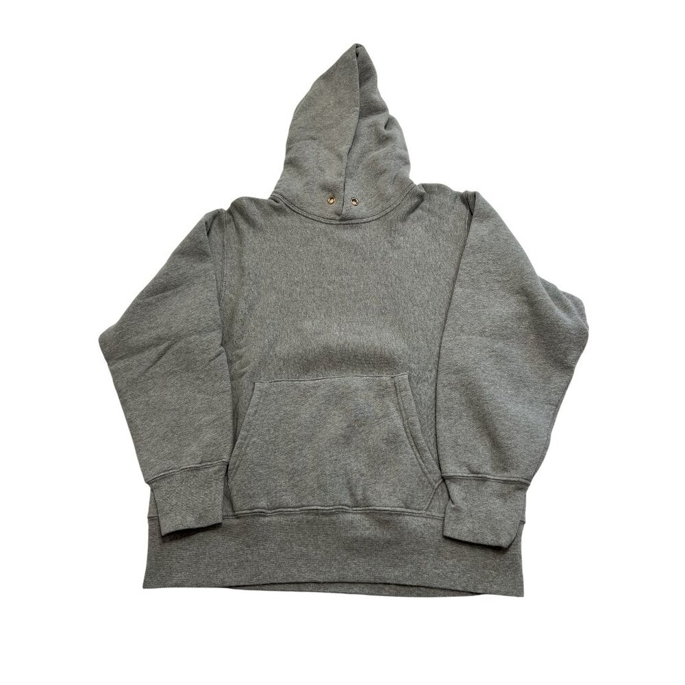 Les Tien Cropped Hoodie in Heather Grey